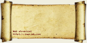 Isidora Zafirović vizit kartica